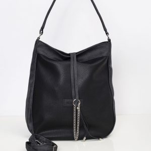 Black Large Ladies Bag With Handle