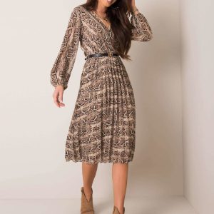 Black and beige dress Linda