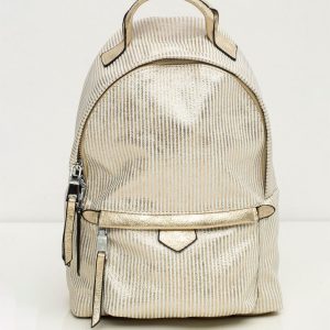 Gold Striped Backpack