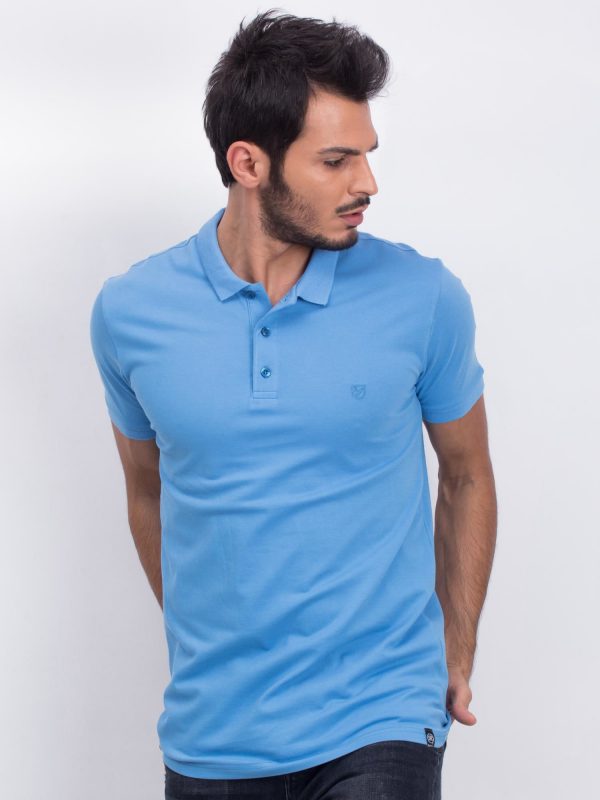 Blue Men's Polo Shirt Numerous