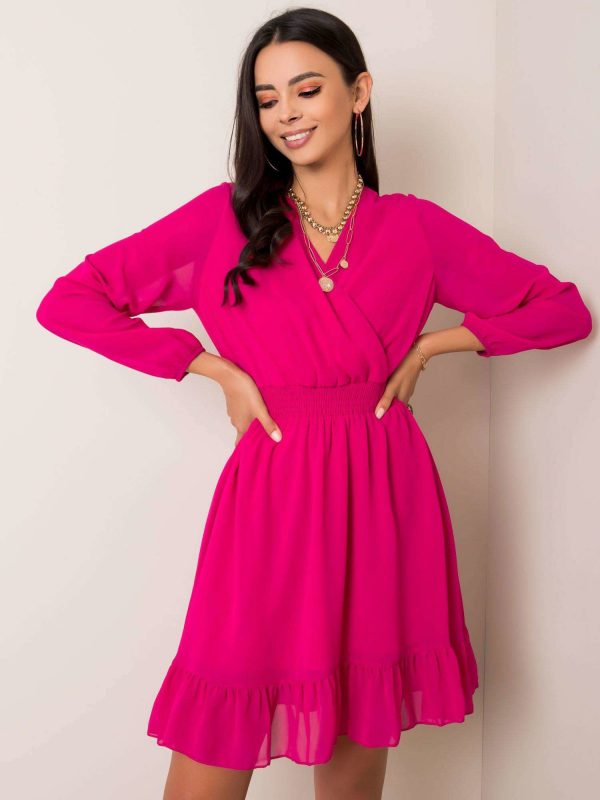 Fuchsia dress Giovana RUE PARIS