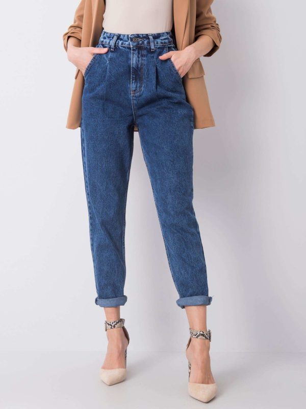 Blue mom jeans Evalie RUE PARIS