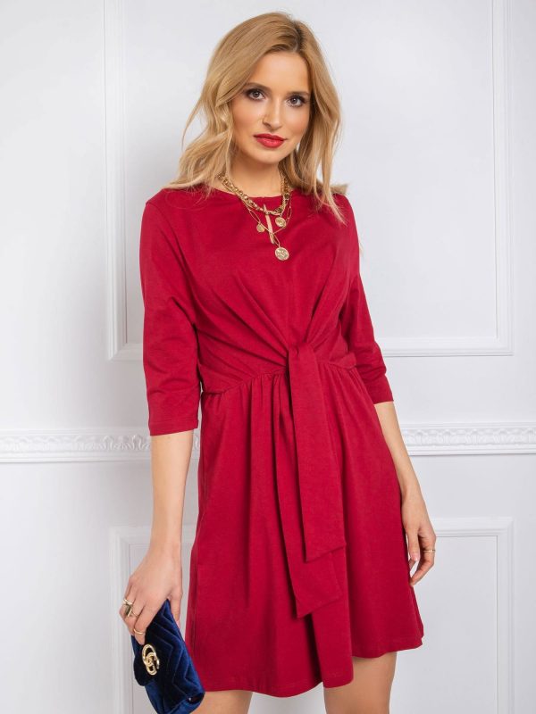 Burgundy Esther dress