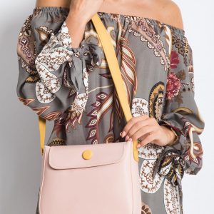 Light pink shoulder bag