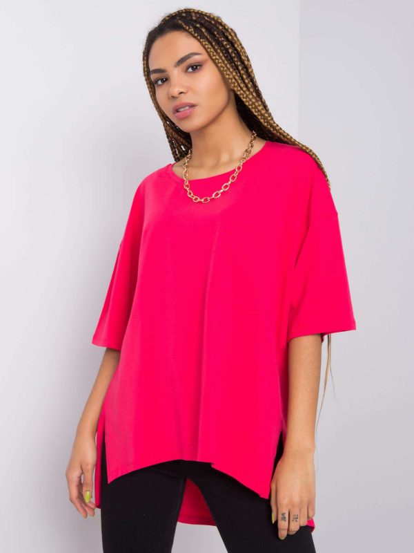 Pink cotton t-shirt Noor RUE PARIS