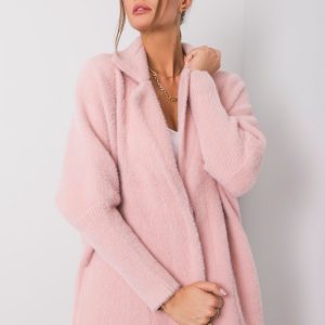 Eveline's light pink alpaca coat