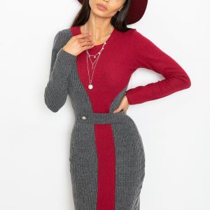 Graphite burgundy Pringle dress