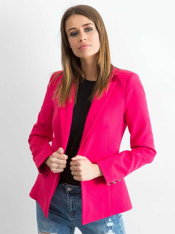 Silky Fuchsia Blazer