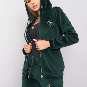 Dark green velour set Melody