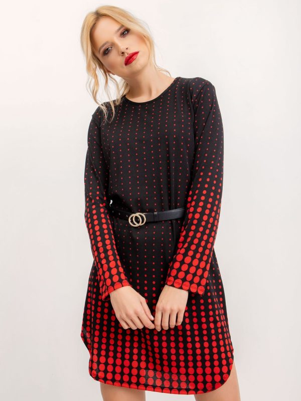 Black Dotted Dress