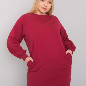 Burgundy smooth plus size sweatshirt Toledo