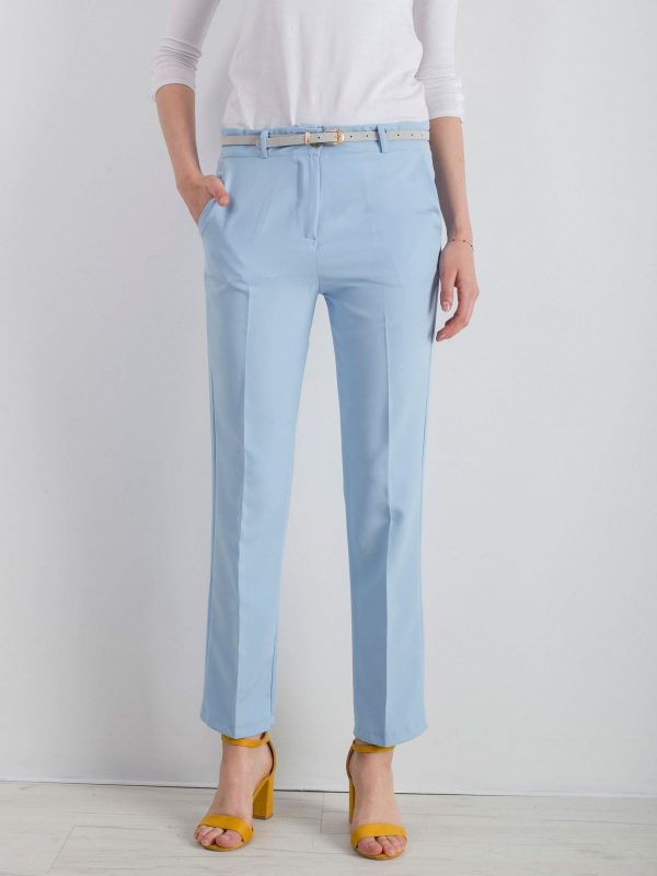 Light blue classic pants