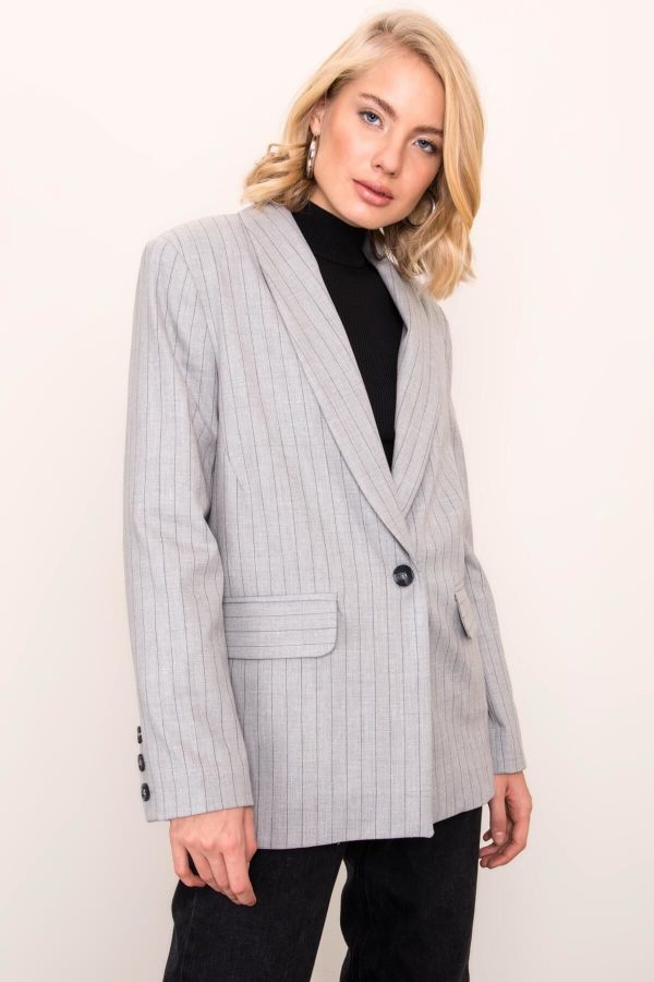 BSL Light Grey Blazer