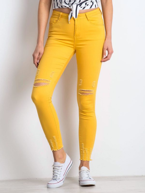 Dark Yellow Imperial Jeans