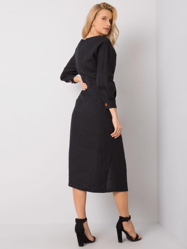 Kirsten RUE PARIS Black Casual Dress