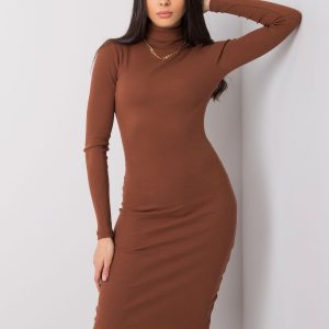 Brown dress Livia RUE PARIS