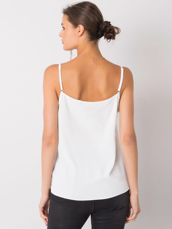 White and black Jasmine top