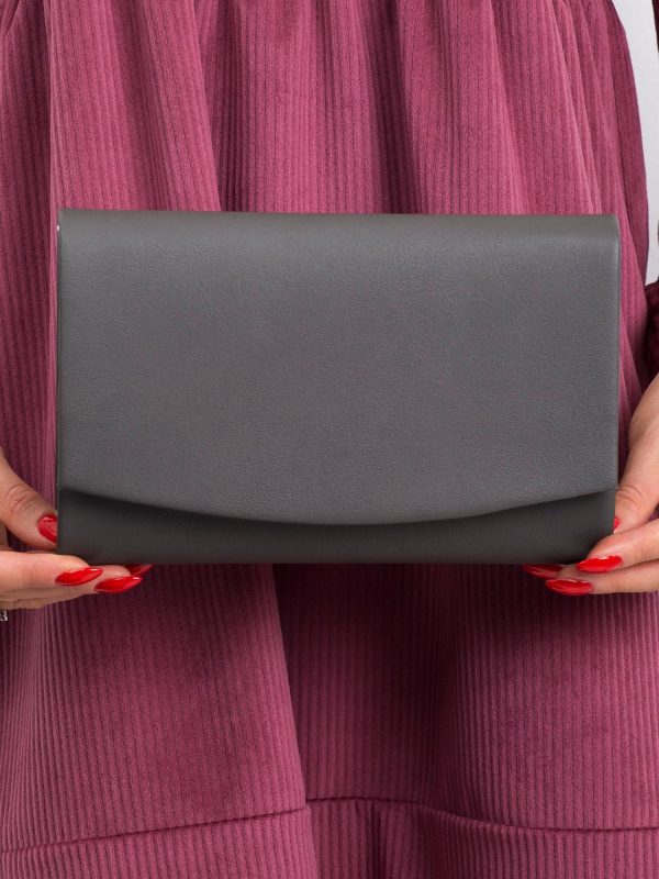 Dark Grey Matte Clutch