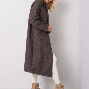 Paquita RUE PARIS graphite bouclé coat