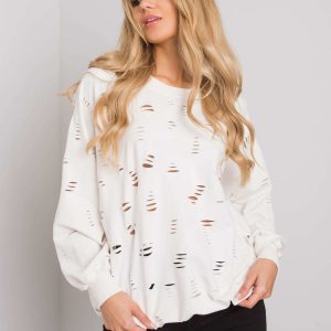 Catalina white cotton sweatshirt