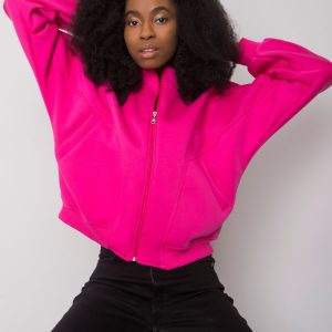 Fuchsia hoodless sweatshirt Emma