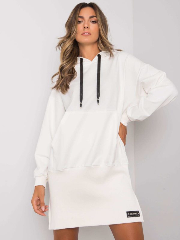 Lorelei White Hooded Dress