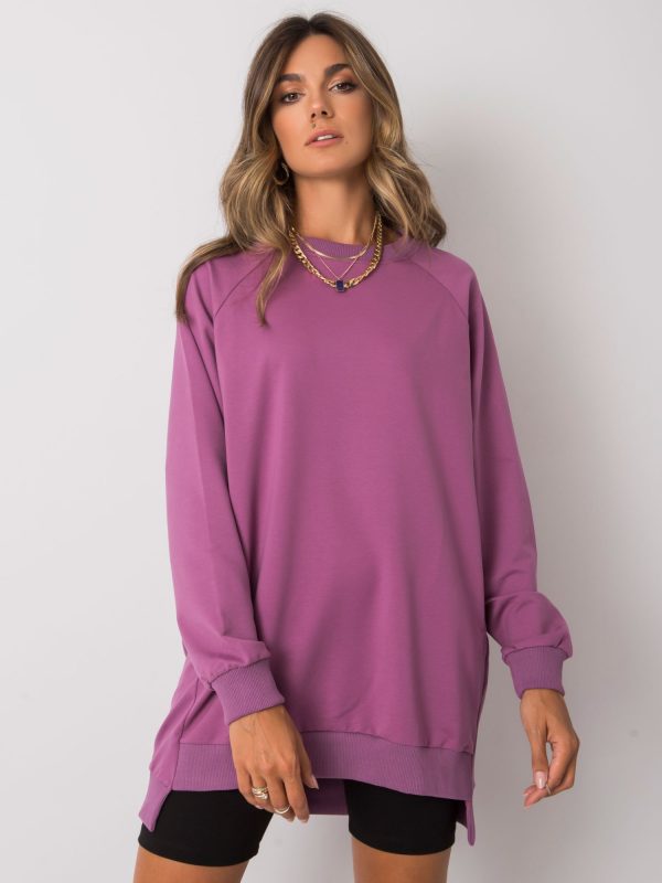 Ruari Purple Hooded Sweatshirt