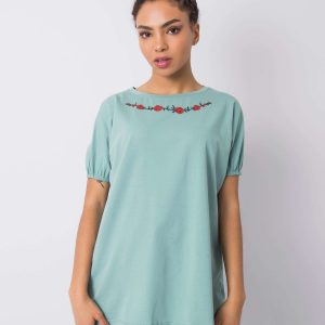 Pilar Pistachio Blouse