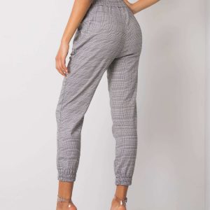 Black and White Esperanza Plaid Pants