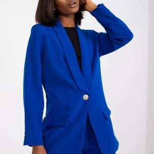 Cobalt elegant jacket with Guerrero lining