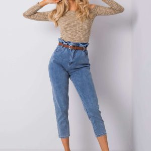 Blue jeans with Midnight Belt