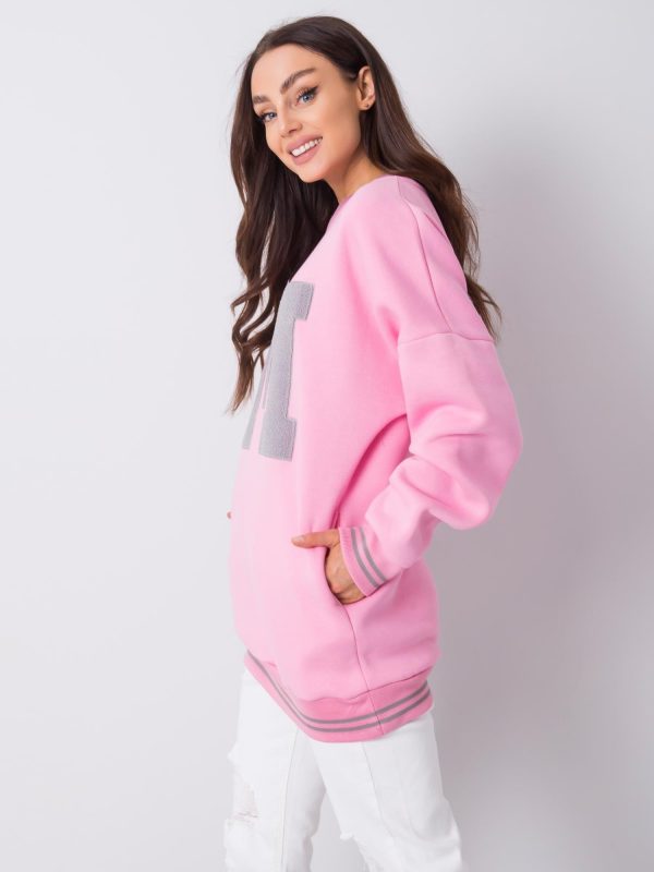 Marie RUE PARIS pink sweatshirt