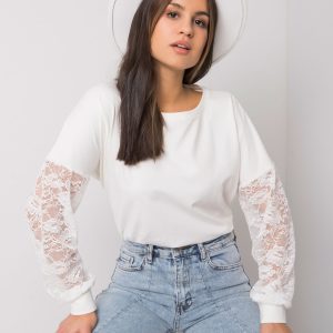 Ecru blouse with lace Shantelle RUE PARIS