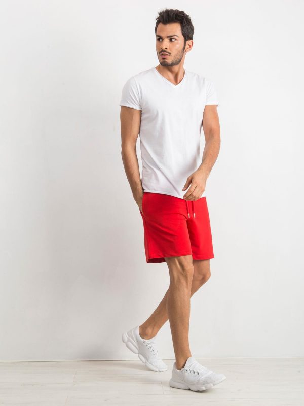 Red Men's Shorts Deluxe