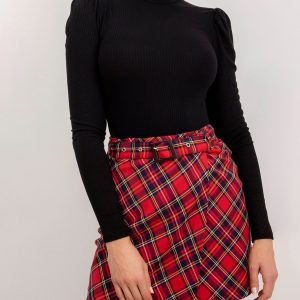 BSL Red Checkered Skirt