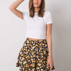 Black and yellow flower skirt Chelle RUE PARIS