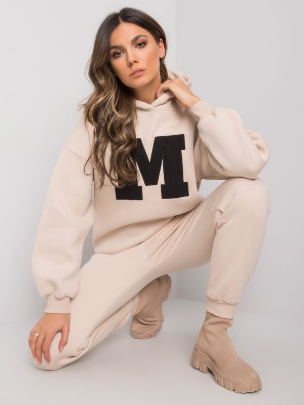 Beige women's sweatsuit set Jaque