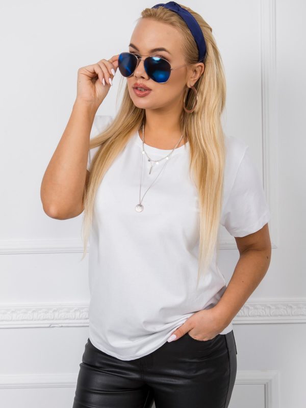 Jennie White Plus Size T-Shirt