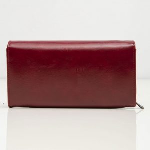 Burgundy Leather Ladies Wallet