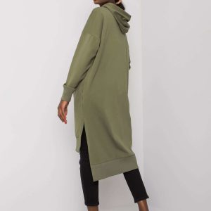 Khaki Long Hoodie Carlina