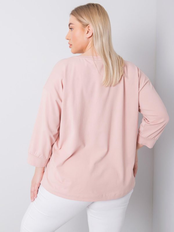 Liv Dirty Pink Plus Size Blouse