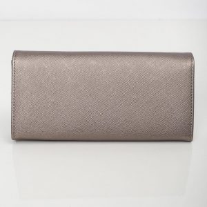 Metallic oblong wallet