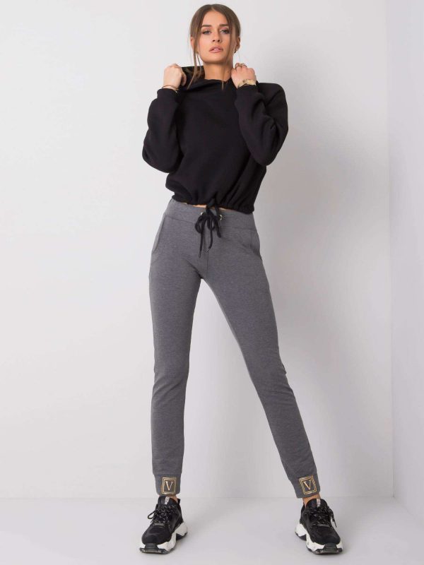 Dark Grey Giulianna Pants