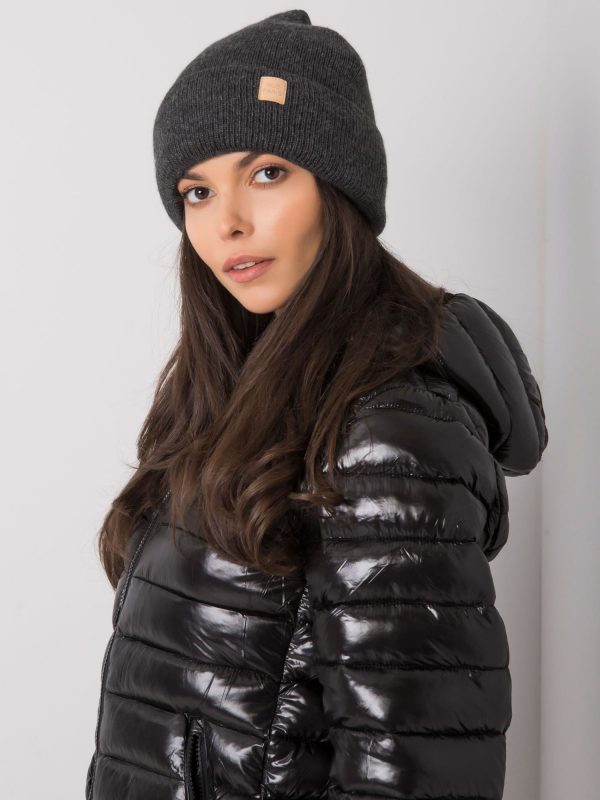 Dark Grey Women's Beanie Hat