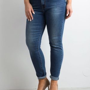 Dark blue jeans for women PLUS SIZE