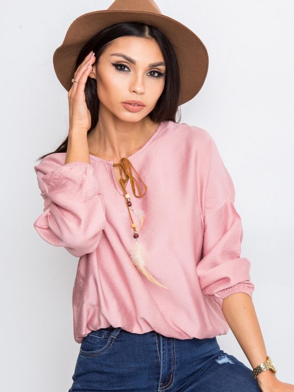 RUE PARIS Pink blouse Several