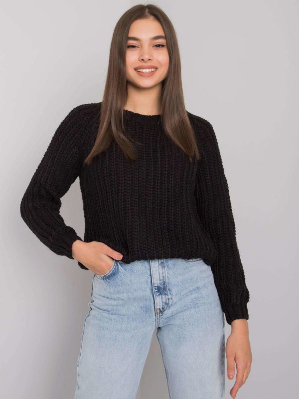 Women's black knitted sweater Grinnell RUE PARIS