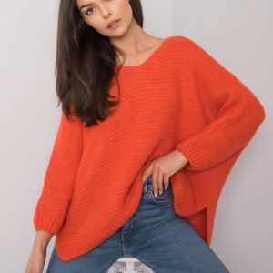 Orange oversized sweater Camden OCH BELLA