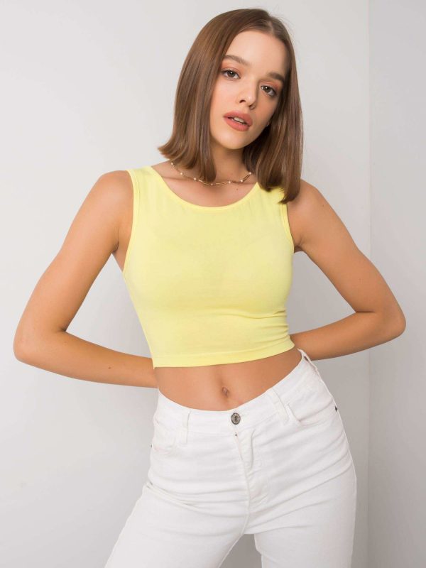 Yellow cotton top Thaisa RUE PARIS