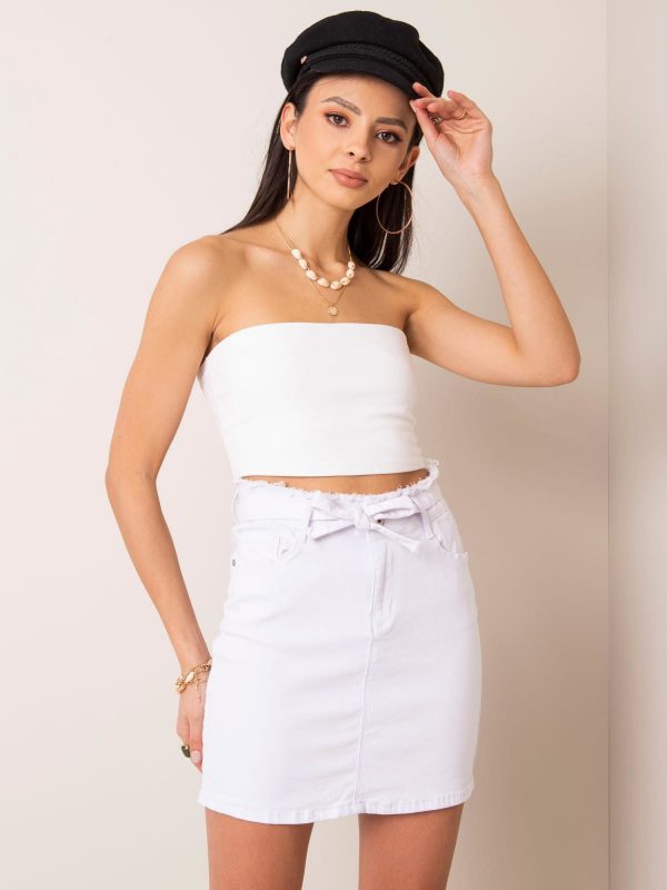 Destiny White Skirt